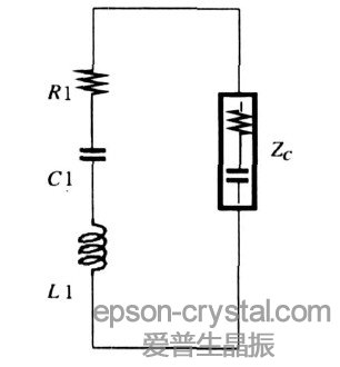 图3  晶振电路的等效电路